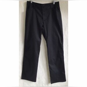 LEE Regular Fit Wrinkle Free Black Trouser Pants